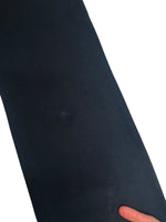 2010s Margiela MM1 Minimalist Basic Black Mid-High Rise Slim Fit Cigarette Trousers | 27 Inch Waist