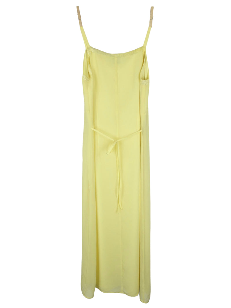 Vintage 90s Chic Formal Pastel Light Yellow Sleeveless Chiffon Tank Fl Thee Cultivator Vintage 90s Chic Formal Pastel Light Yellow Sleeveless Chiffon Tank Fl Thee Cultivator