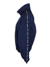 Vintage 2000s Y2K Men’s Streetwear Sportswear Solid Dark Navy Blue High Roll Neck Zip Up Windbreaker Shell Jacket | Men’s Size S-M