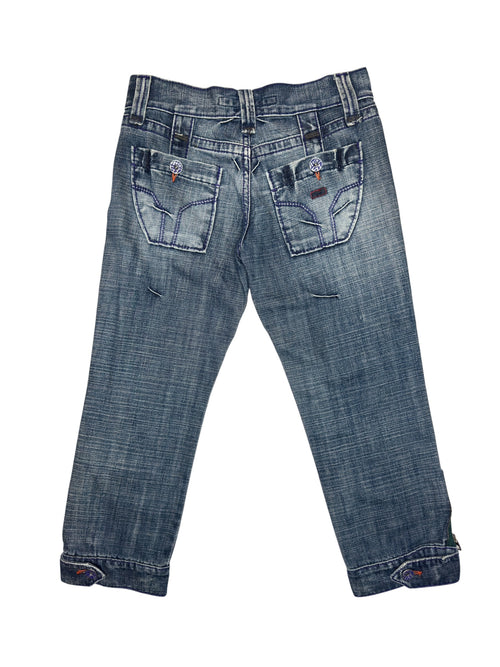 Vintage 2000s MISS SIXTY Low Rise Slim Fit Denim Capris | Size S-M
