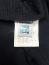 Vintage 2000s Y2K Dolce & Gabbana Subversive Minimalist Black Cropped Wool Bolero Cardigan with Wrap Around Tie | Size XS-S