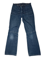 Vintage 2000s Y2K Marithé + François Girbaud Blue Denim Bootcut Jeans | 26 Inch Waist
