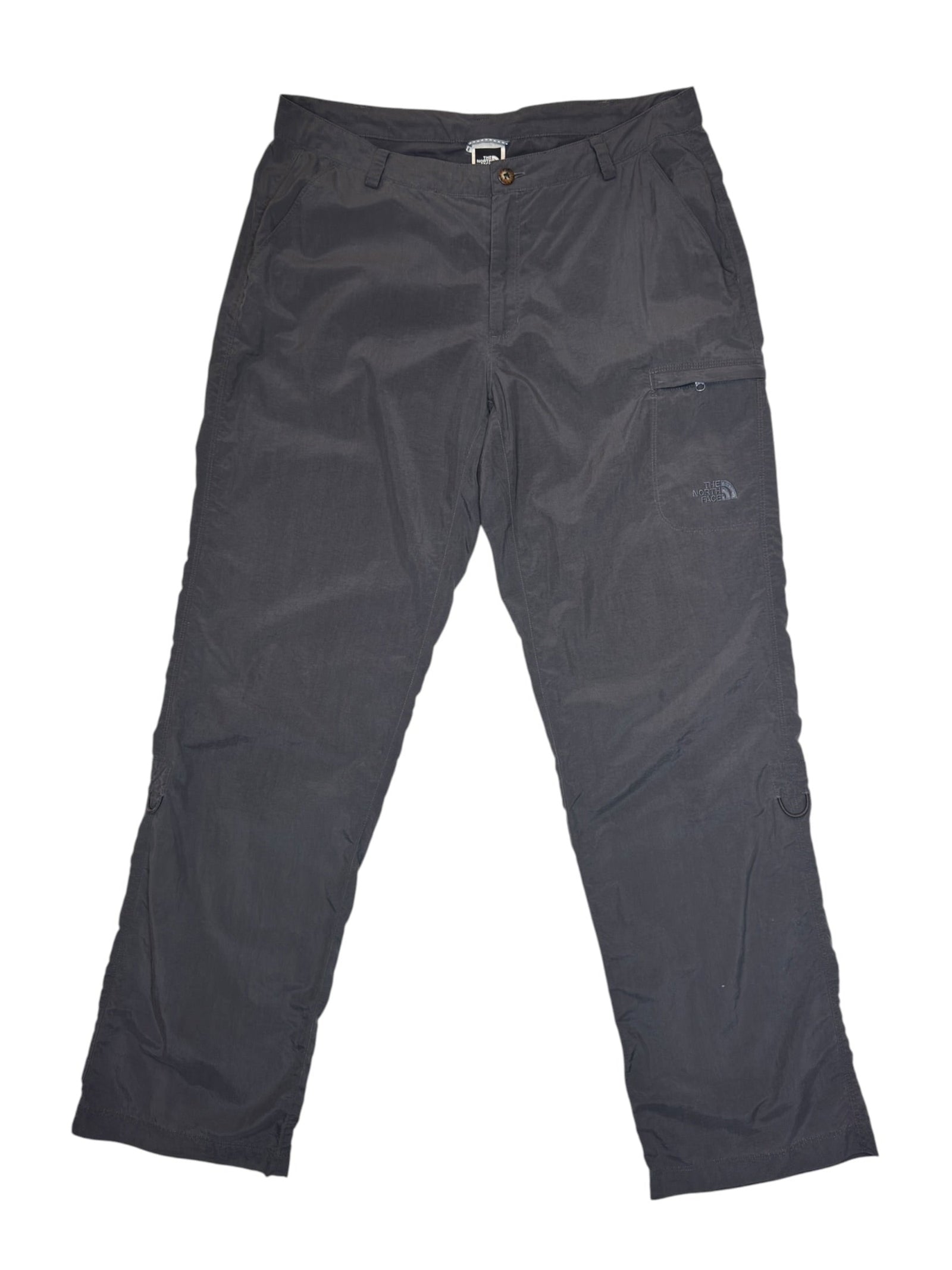 Vintage 2000s NORTH FACE Mid Rise Rise Grey Cargo Utility Pants | Women's Size M-L