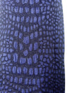 Vintage 2000s Y2K Missoni M Wool Blend Purple & Black Knit Abstract Animal Print One-Shoulder Asymmetrical Fitted Maxi Dress | Size XS-S