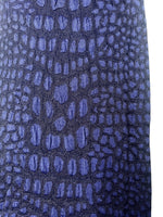 Vintage 2000s Y2K Missoni M Wool Blend Purple & Black Knit Abstract Animal Print One-Shoulder Asymmetrical Fitted Maxi Dress | Size XS-S