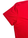 Vintage 2000s Y2K Hugo Boss Red Laser Cut Logo Short Sleeve T-Shirt | Size M