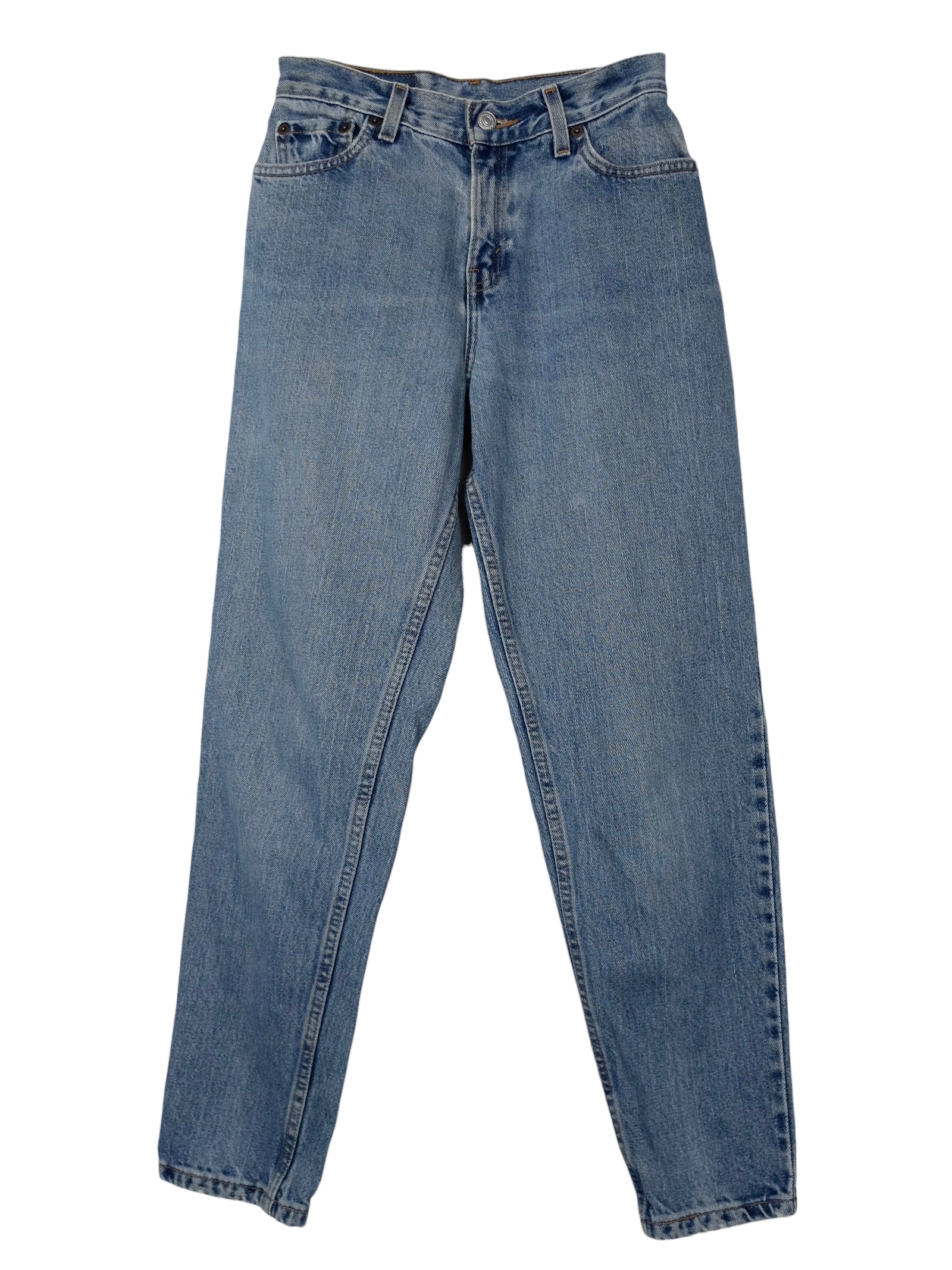 Vintage 80s Levi's 550 Bohemian Hippie Blue Medium Wash High Rise