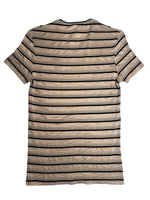 Vintage 2000s Y2K John Galliano Striped Short Sleeve T-Shirt | Size S-M