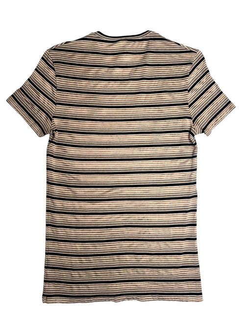 Vintage 2000s Y2K John Galliano Striped Short Sleeve T-Shirt | Size S-M
