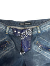 Vintage 2000s Miss Sixty Low Rise Slim Fit Graphic Patchwork Skinny Racing Jeans | 30 Inch Waist