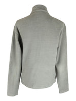 Vintage 2000s Kangol Streetwear Athletic Grey Mockneck Zip Up Fleece Jacket | Men’s Size S-M