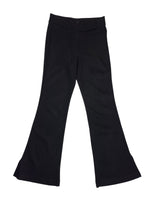 Vintage 2000s High Waisted Black Basic Fitted Bootcut Flare Trousers | 26 Inch Waist