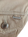 Vintage 2000s Y2K Escada Sport Silky Gold Beige Button Down Collared Lightweight Jacket