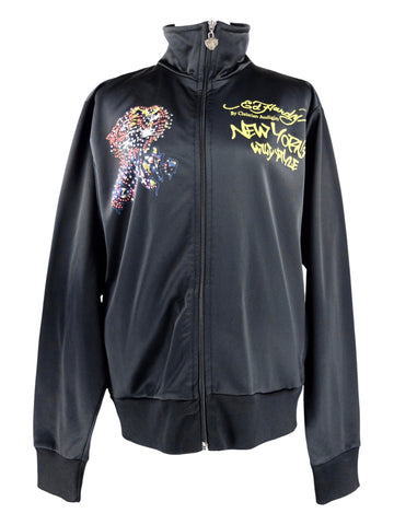 Vintage 2000s Y2K Ed Hardy Streetwear Hip Hop Style Tiger Graphic