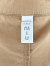 Vintage 90s Y2K Miu Miu Tan Brown High Roll Neck Zip Up Basic Lightweight Long Sleeve Shirt Jacket | Size L