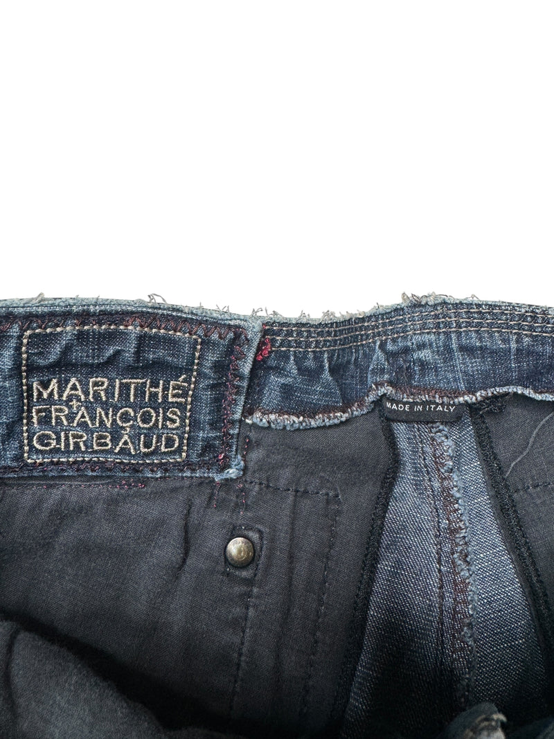 Vintage 2000s Y2K Marithé + François Girbaud Blue Denim Bootcut Jeans | 26 Inch Waist