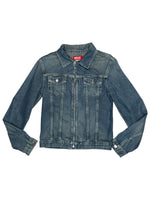 Vintage 2000s DIESEL Blue Denim Zip Up Jean Jacket | Size S