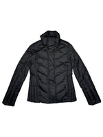 Vintage 2000s MISS SIXTY Black Quilted Down Feather Puffer Jacket with High Neck | Size S-M