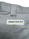 Vintage 2000s Y2K Miss Sixty Cyber Subversive Utilitarian Grey Trousers with Knee Patches & Reflective Strips | 28 Inch Waist