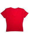 Vintage 2000s Y2K Hugo Boss Red Laser Cut Logo Short Sleeve T-Shirt | Size M