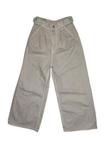 MM6 MAISON MARGIELA Denim High Waisted Baggy Beige Wide Leg Cropped Jeans | Size S
