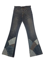 Vintage 2000s ENERGIE Mid-Rise Patchwork Stonewash Denim Jeans | Size S