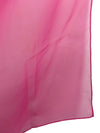 Vintage 2000s Y2K Chic Formal Avant-Garde Pink Ombre Solid Basic Large Wide Rectangular Bandana Neck Tie Shawl Scarf