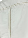 Vintage 2000s Y2K Marithé + François Girbaud Designer White Button Up Thin Lightweight Denim Jacket Shirt