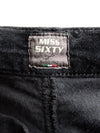 Vintage 2000s Y2K Miss Sixty Grunge Black Mid-Rise Velour Straight Leg Trouser Pants