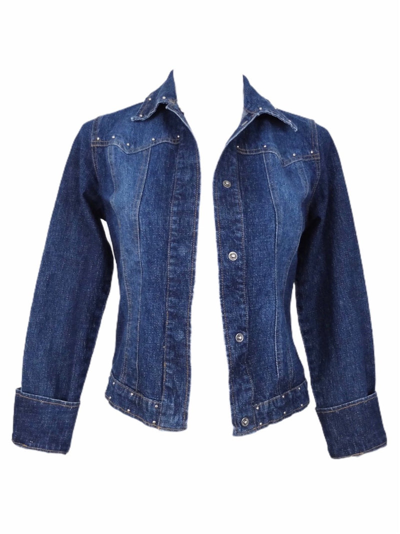 Buy LEVIS Denim Jacket Blue Jean Denim Jacket / Cropped Fitted Denim Women  Jacket / Size Medium / Washed Blue Cropped Jean Jacket Online in India -  Etsy