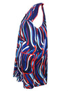 Vintage 90s does 60s Mod Psychedelic Abstract Cap Sleeve Mini Shift Dress