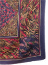 Vintage 70s Mod Bohemian Abstract Patterned Large Square Bandana Neck Tie Scarf