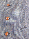 70s Mod Wool Structured Button Down Blazer Jacket