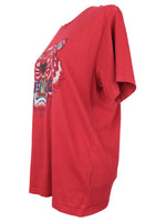 Kenzo Red Tiger Print Short Sleeve Crew Neck Graphic T-Shirt | Women’s Size L