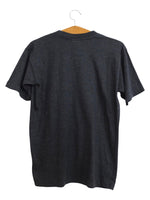 Vintage 80s Adidas Equipment Dark Grey Short Sleeve Crew Neck Basic Solid Logo Cotton T-Shirt