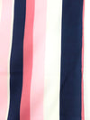 Vintage 60s Mod Psychedelic Hippie Minimalist Abstract Patterned Pastel Pink & Navy Blue Square Bandana Neck Tie Scarf