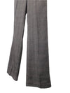 Vintage 00s Y2K Grey Check Print Mid-Rise Straight Leg Pleated Dress Trousers | 31 Inch Waist | EUR 38