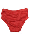 Vintage 60s Women’s Red Basic Solid Underwear Briefs | Size XXS-XS