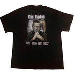 Vintage 2007 Eric Clapton USA Tour Black Cotton Graphic Crew Neck T-Shirt