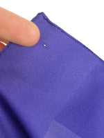 Vintage 70s Mod Basic Solid Bright Purple Large Square Bandana Neck Tie Scarf