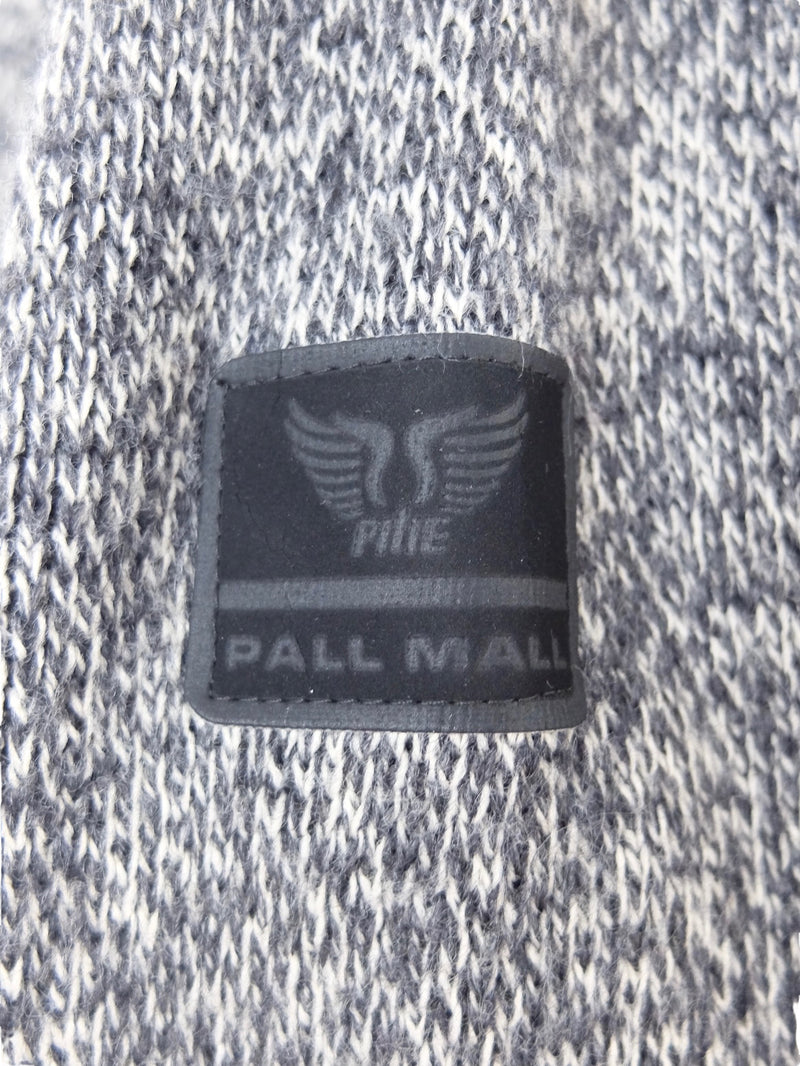 Vintage 80s Utility Streetwear Men’s Wool Blend Pall Mall Streetwear Sportswear American Aviator Pilot Grey Knit Pullover Sweater Jumper