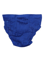 Vintage 60s Women’s Blue Basic Solid Underwear Briefs | Size XS