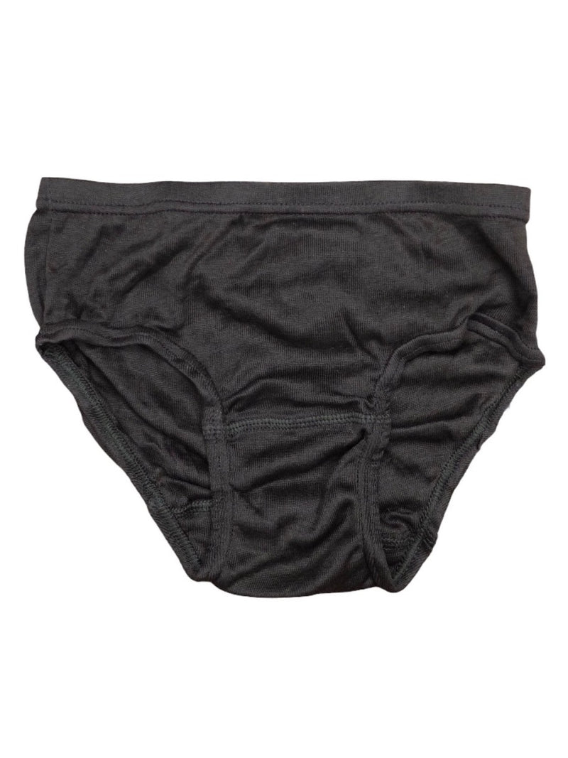 Vintage 60s Women’s Brown Basic Solid Underwear Briefs | Size XS