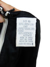 Vintage 90s Liz Claiborne Black & White Geometric Square Patterned Short Sleeve Below-the-Knee Midi Dress | Size S-M