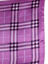 Vintage 2000s Y2K Grunge Academia Purple Tartan Plaid Check Print Square Bandana Neck Tie Scarf