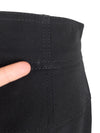 Vintage 2000s Y2K Marella Wool Blend Solid Black Formal Chic Below-the-Knee Midi Pencil Skirt with Side Zip | 29 Inch Waist